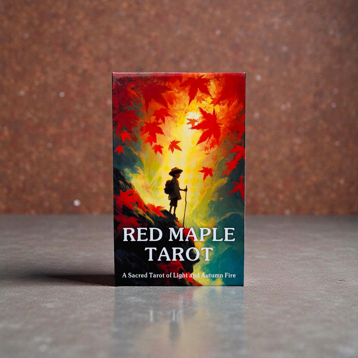 Red Maple Tarot Deck + 1-Year Premium Access to Myself Tarot App