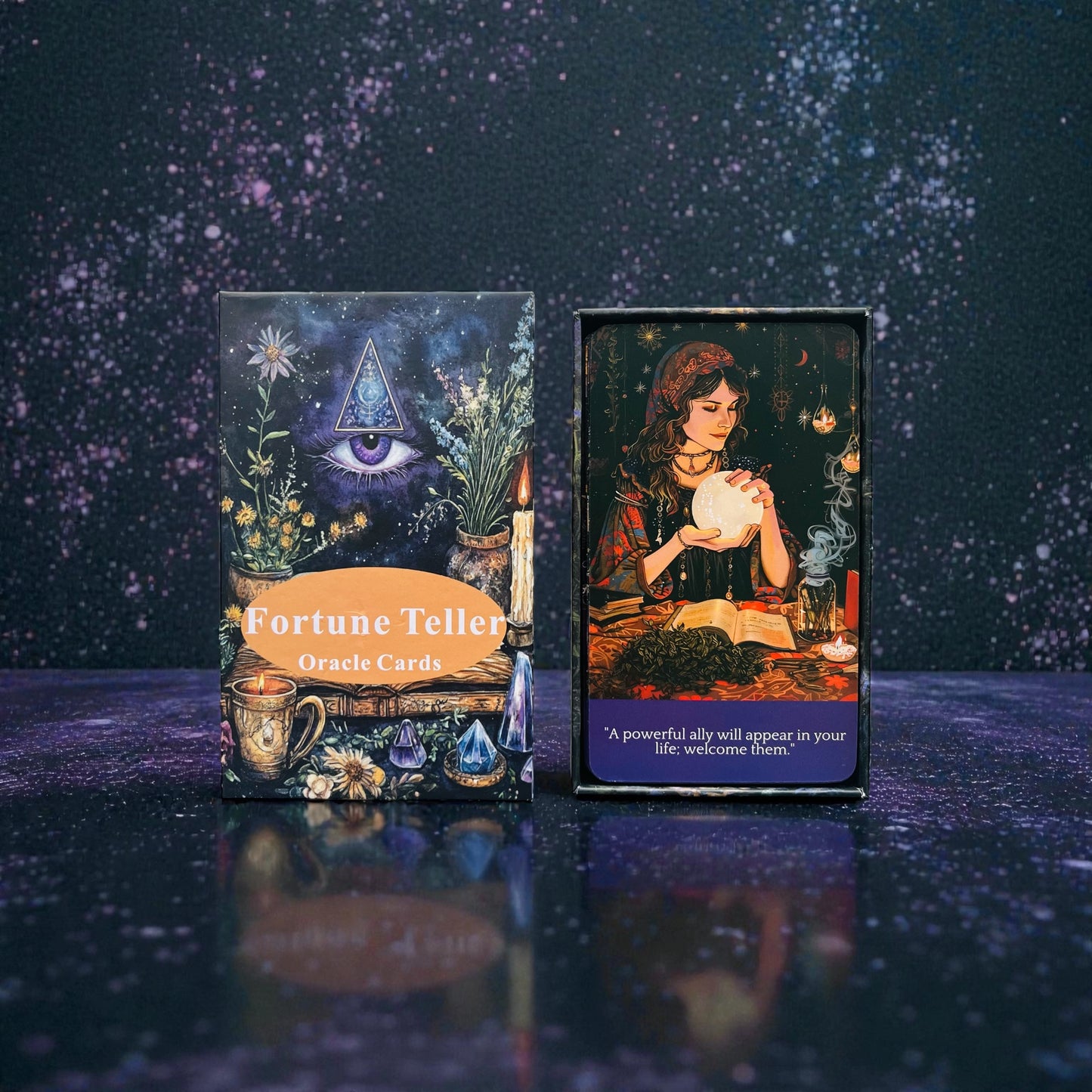 Fortune Teller Oracle - Oracle Deck + 1-Year Premium Access to Myself Tarot App