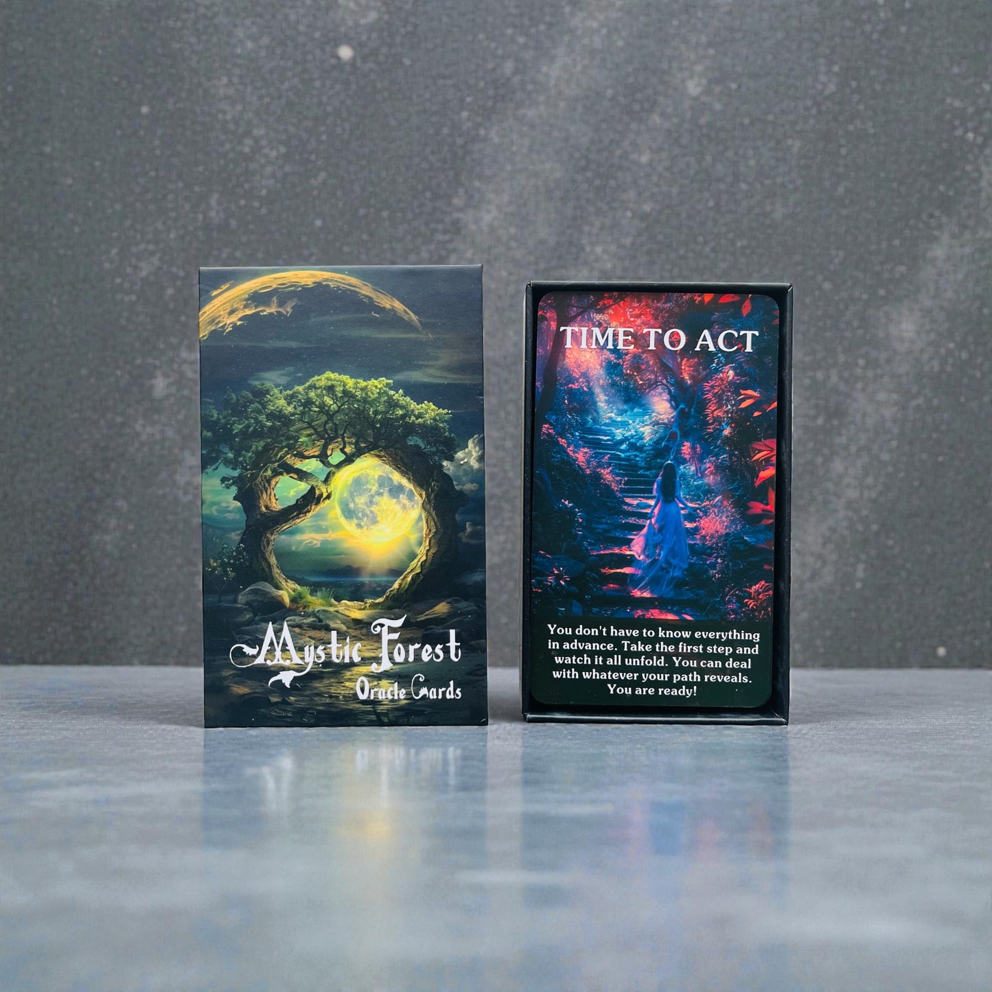 Mystic Forest - Oracle Deck + 1-Year Premium Access to Myself Tarot App
