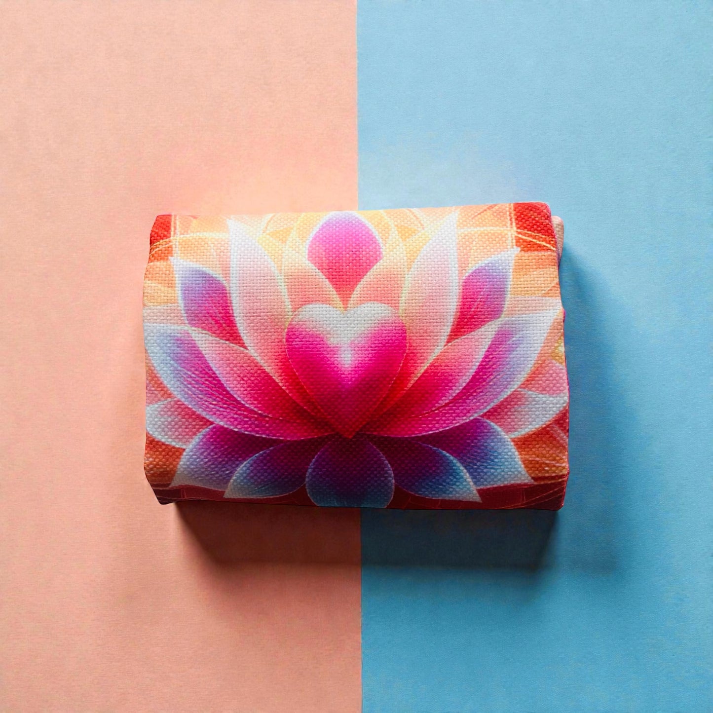 Sacred Heart Lotus – Tarot & Oracle Card Pouch