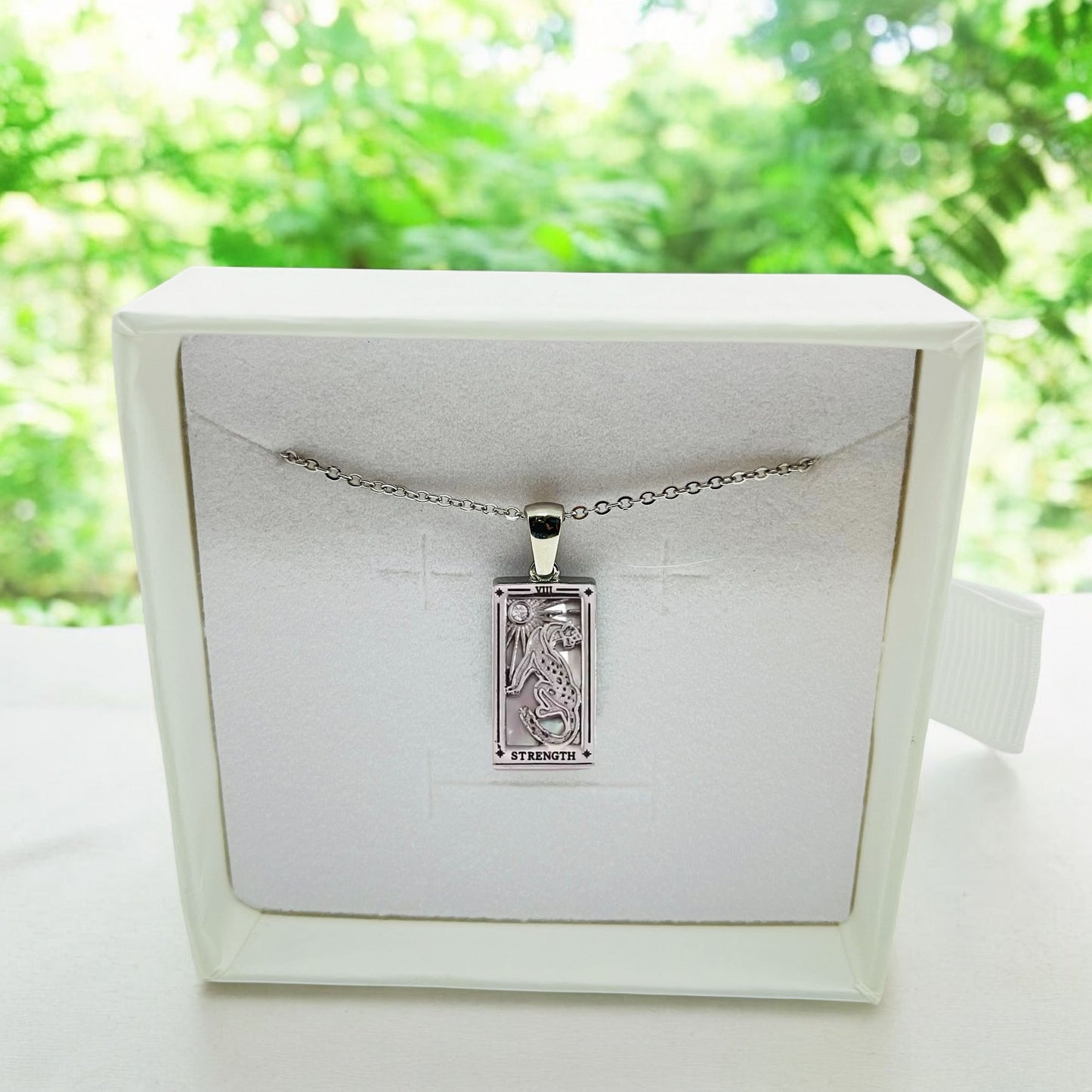 Strength Tarot Necklace