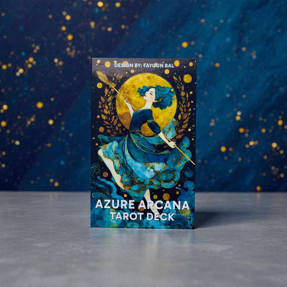 Azure Arcana - Tarot Deck + 1-Year Premium Access to Myself Tarot App
