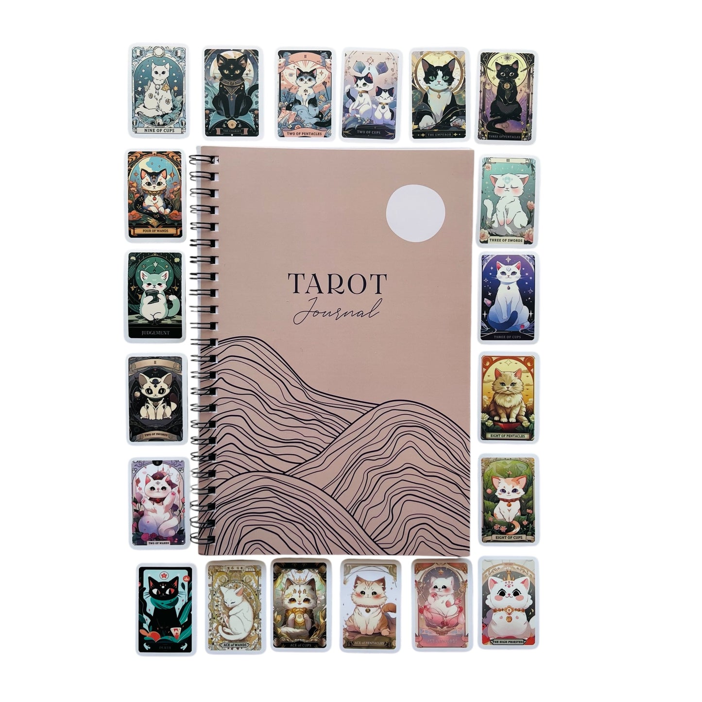 Tarot Practice Kit – Journal + 78 Card Stickers