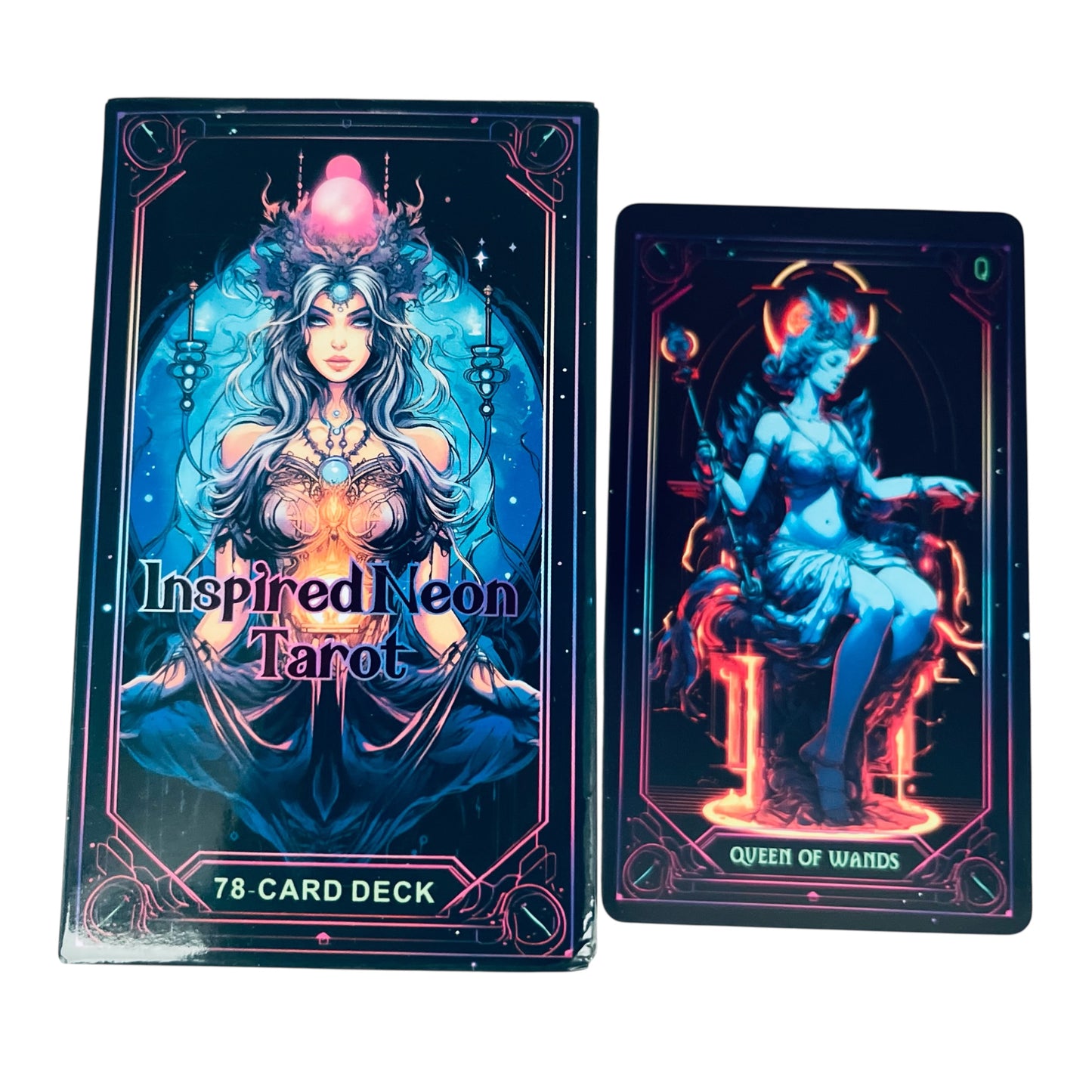 Inspired Neon Tarot Deck