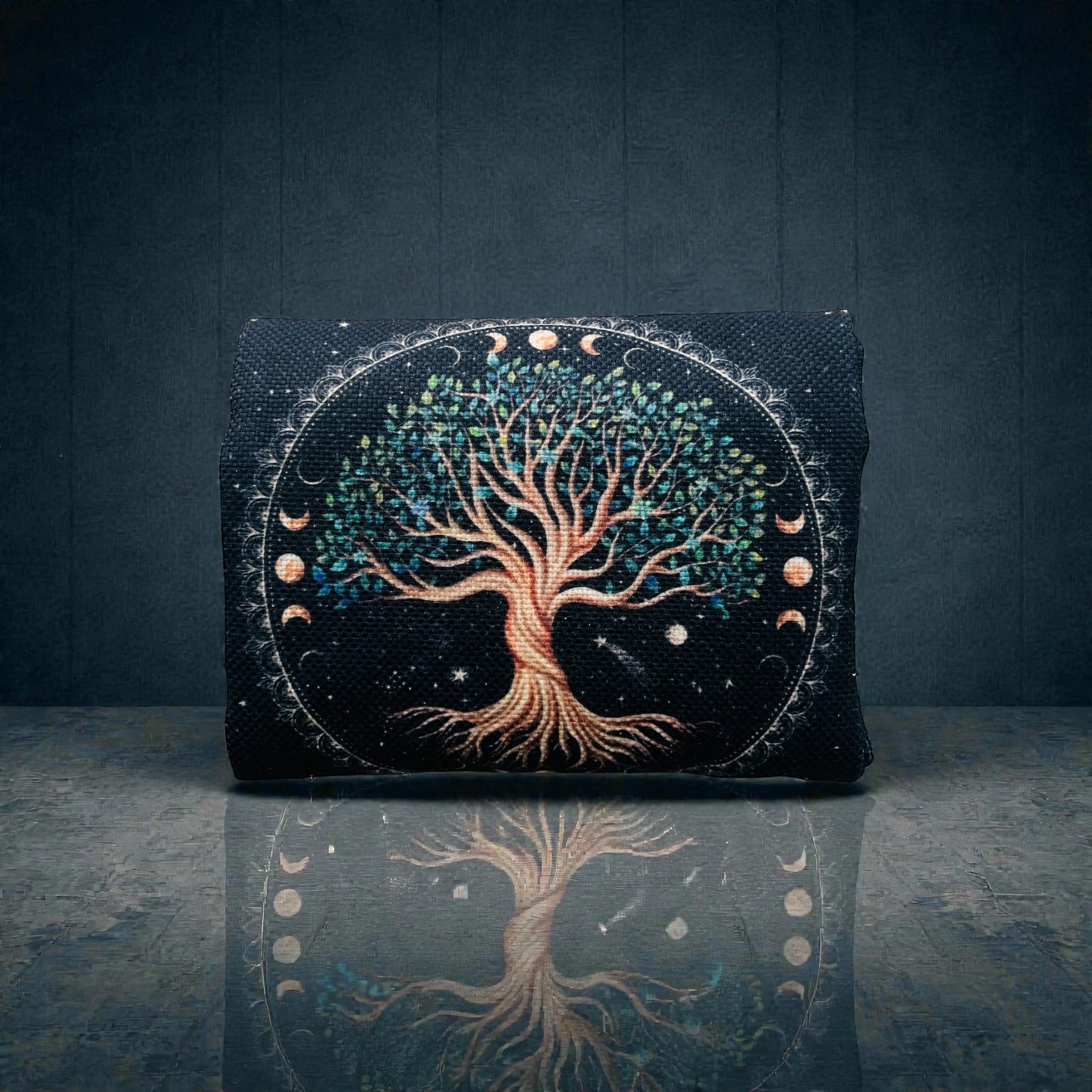 Tree of Life Moon Phases – Tarot & Oracle Card Pouch