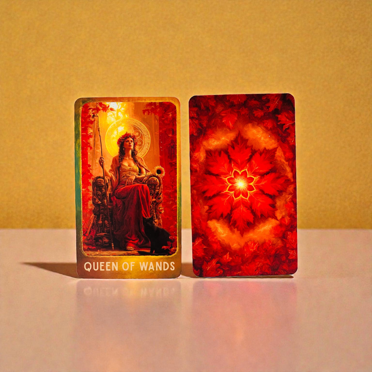 Red Maple Tarot Deck + 1-Year Premium Access to Myself Tarot App