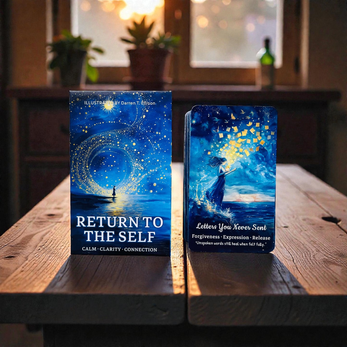 Return to the Self Oracle Deck + 1-Year Premium Access to Myself Tarot App