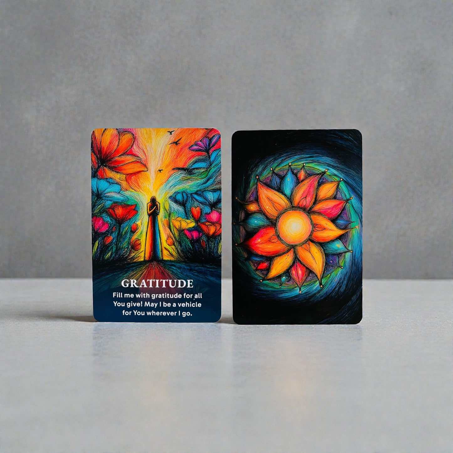 The Divine Flow Oracle Deck + 1-Year Premium Access to Myself Tarot App