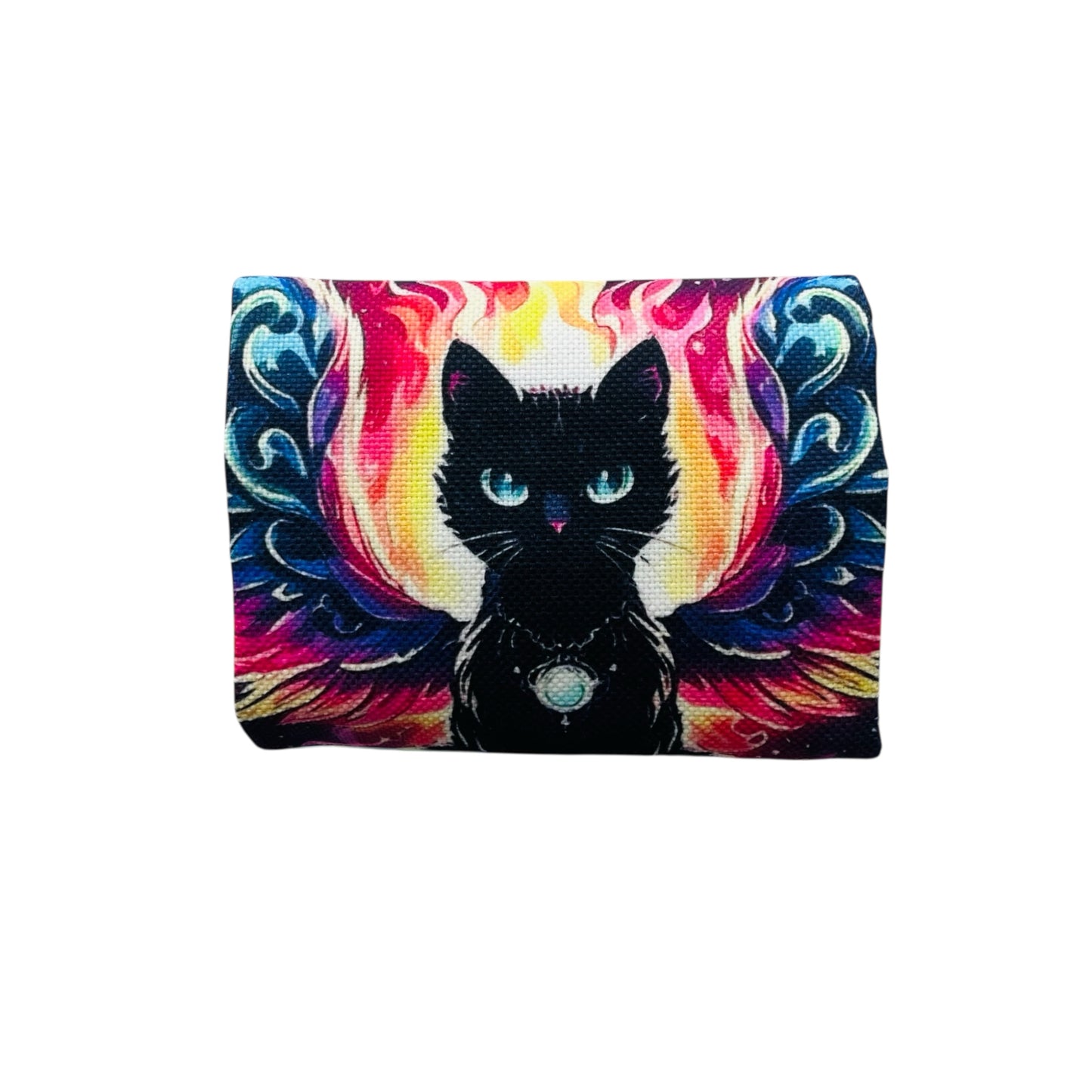 Winged Kitten Rainbow – Tarot & Oracle Card Pouch