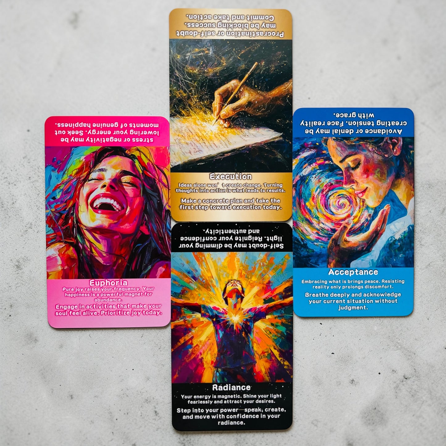 Law of Attraction - Oracle Deck + 1-Year Premium Access to Myself Tarot App