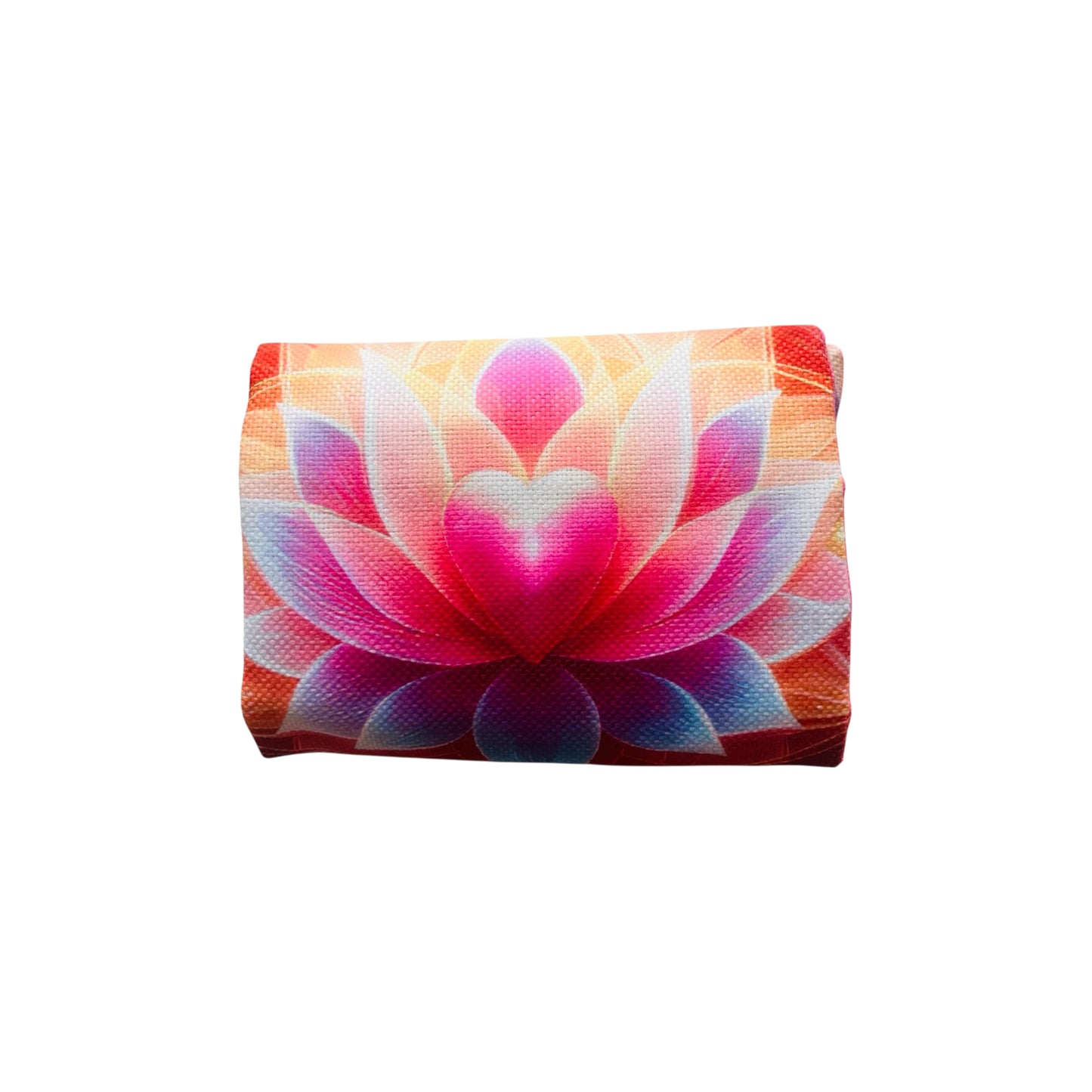 Sacred Heart Lotus – Tarot & Oracle Card Pouch