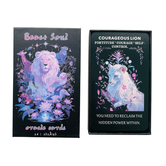Beast Soul Oracle Deck + 1-Year Premium Access to Myself Tarot App