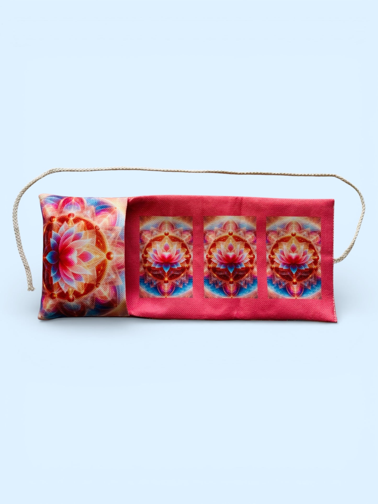Sacred Heart Lotus – Tarot & Oracle Card Pouch