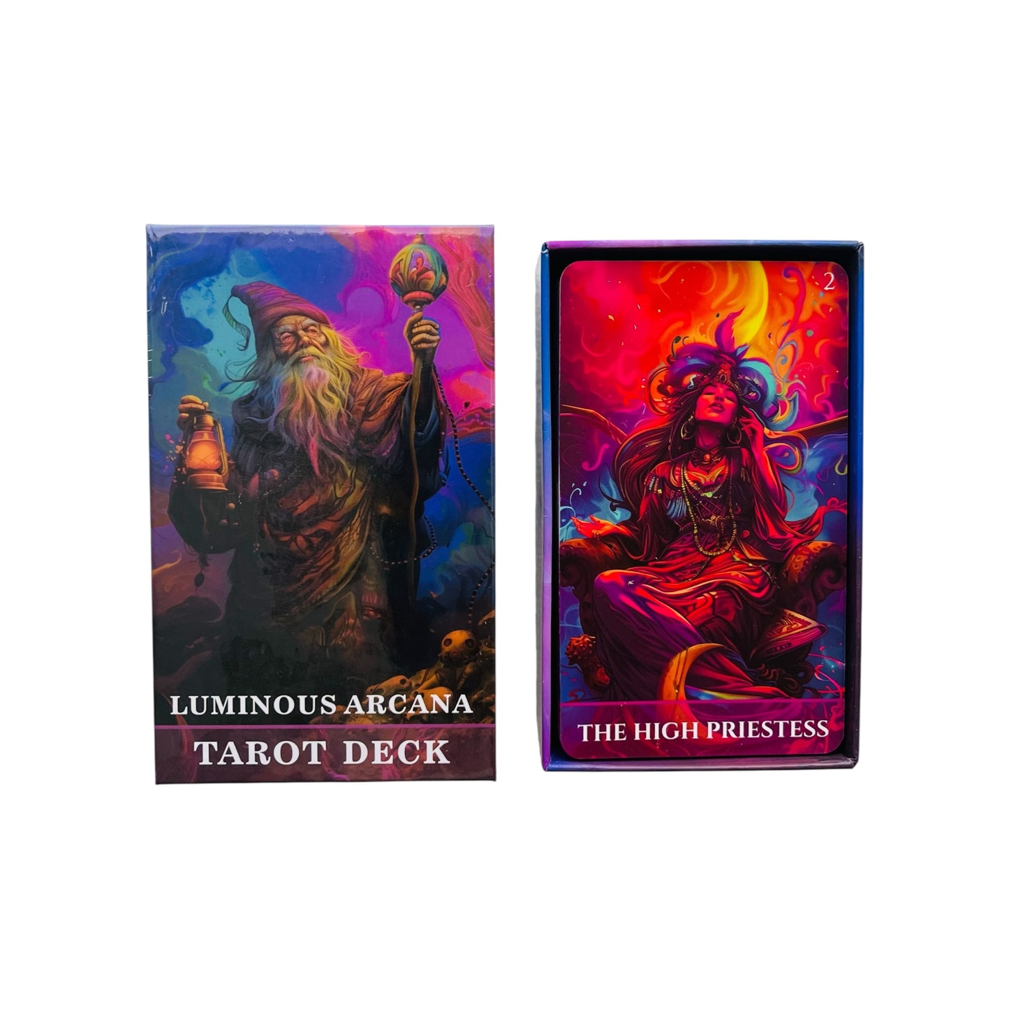 Luminous Arcana - Tarot Deck + 1-Year Premium Access to Myself Tarot App