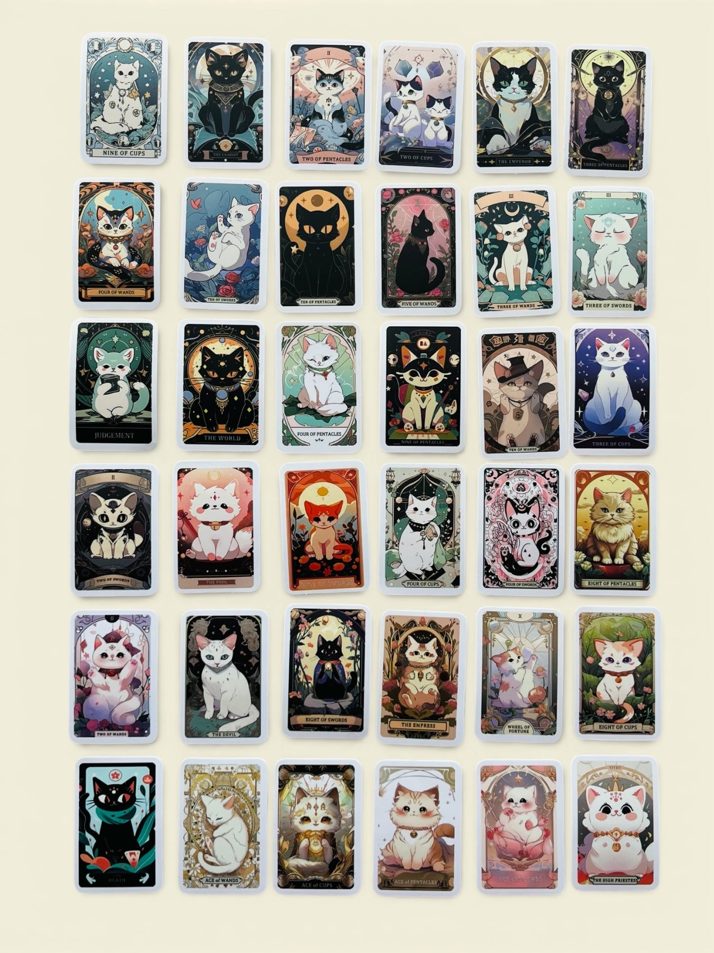 Tarot Practice Kit – Journal + 78 Card Stickers