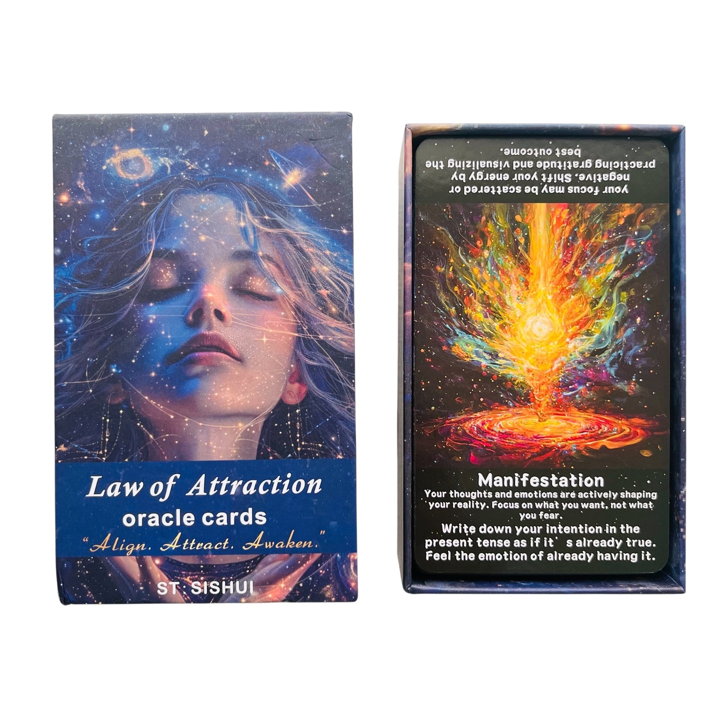 Law of Attraction - Oracle Deck + 1-Year Premium Access to Myself Tarot App