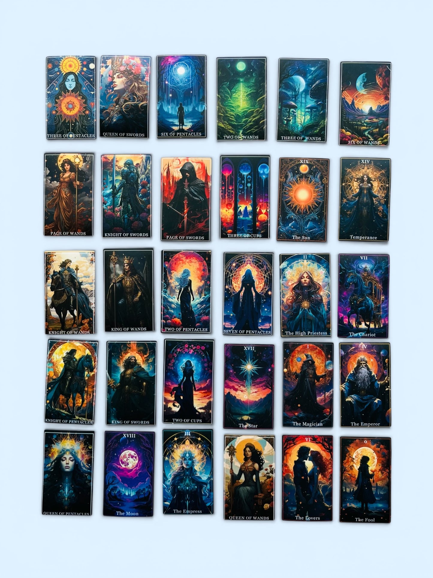 Tarot Practice Kit – Journal + 78 Card Stickers