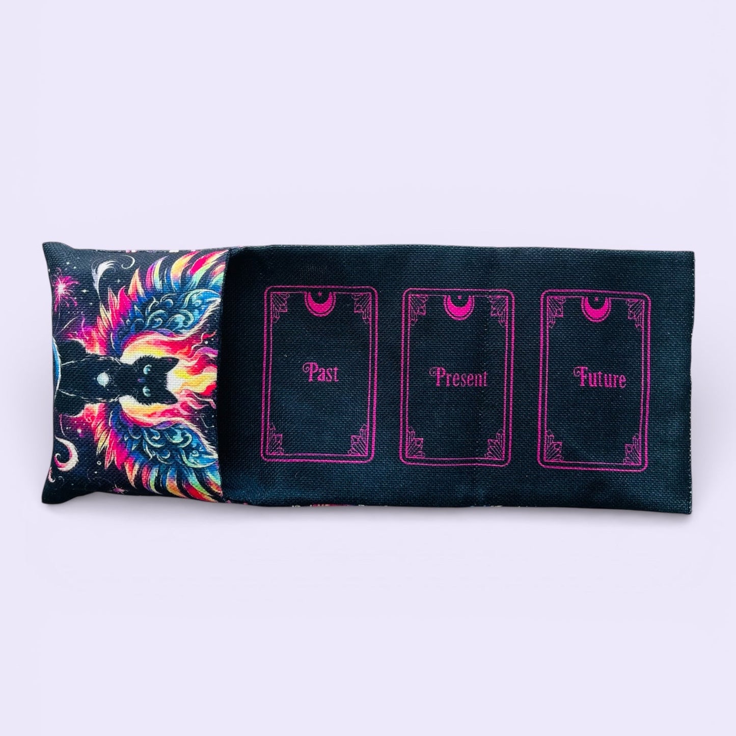 Winged Kitten Rainbow – Tarot & Oracle Card Pouch