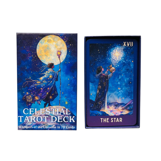 Celestial Tarot Deck + 1-Year Premium Access to Myself Tarot App