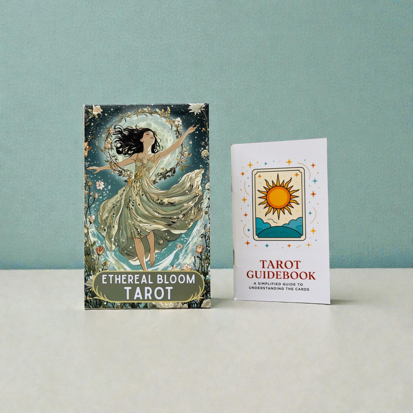 Ethereal Bloom Tarot Deck + 1-Year Premium Access to Myself Tarot App