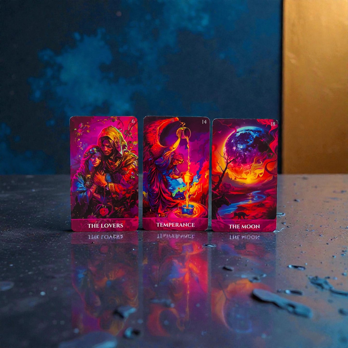 Luminous Arcana - Tarot Deck + 1-Year Premium Access to Myself Tarot App