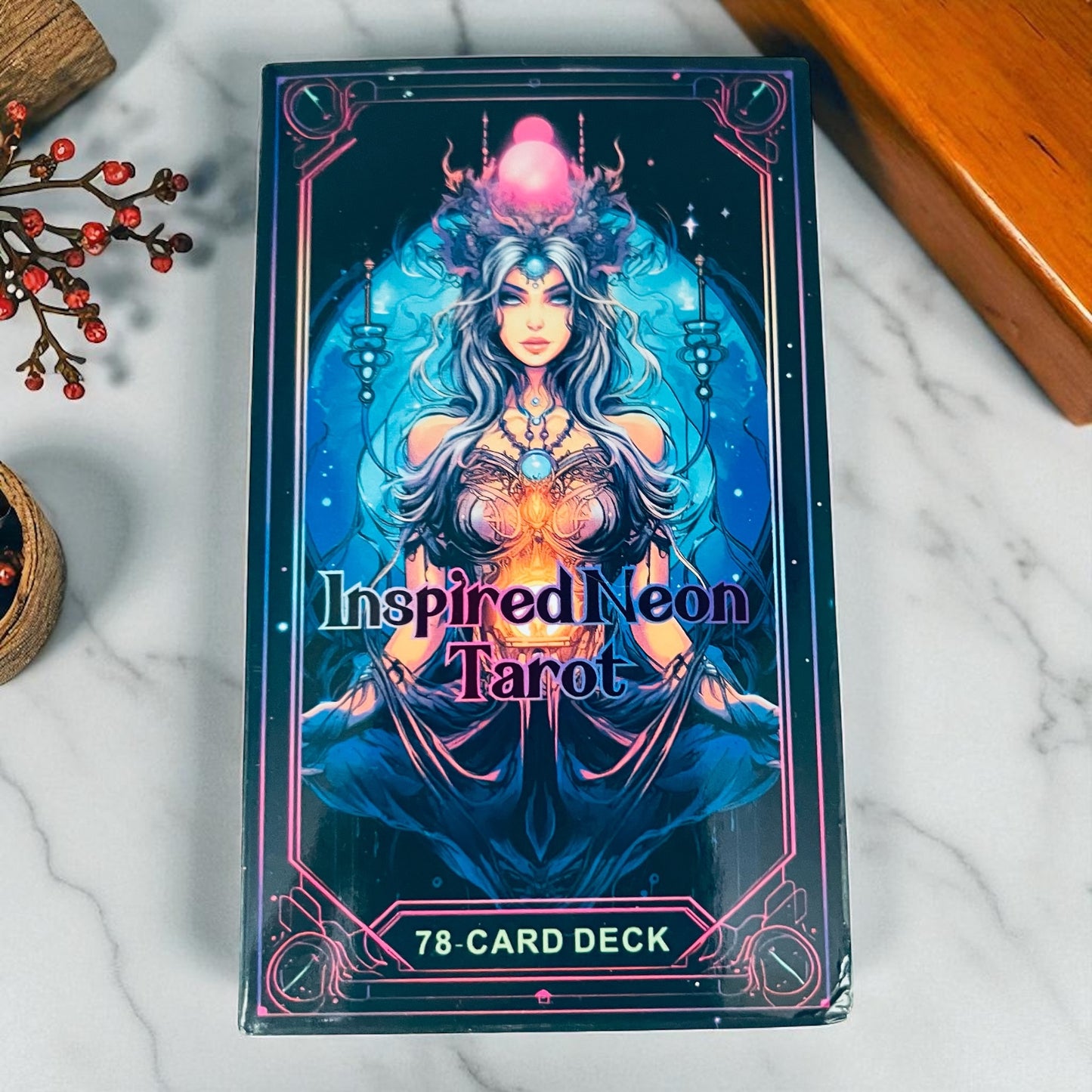 Inspired Neon Tarot Deck
