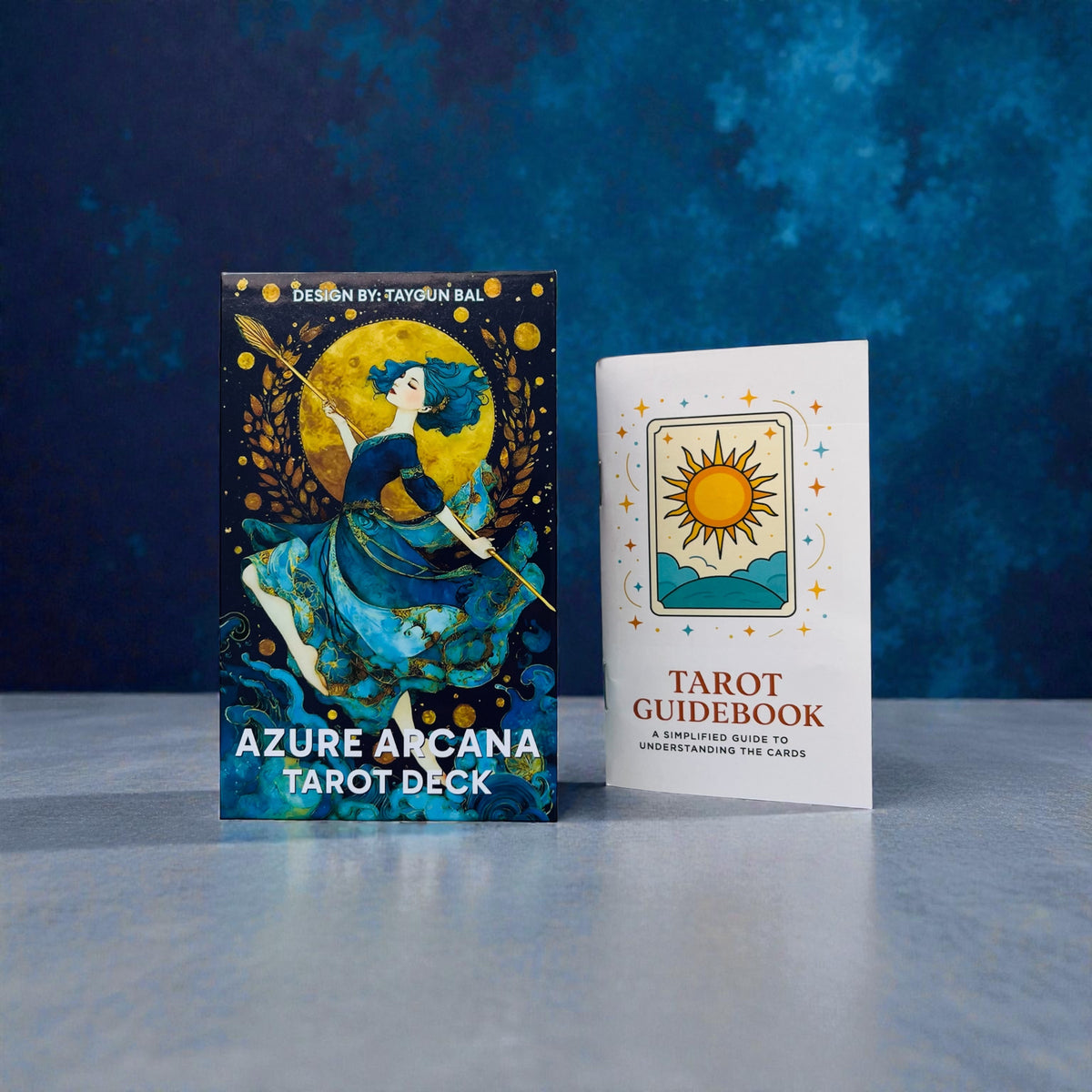 Azure Arcana - Tarot Deck + 1-Year Premium Access to Myself Tarot App