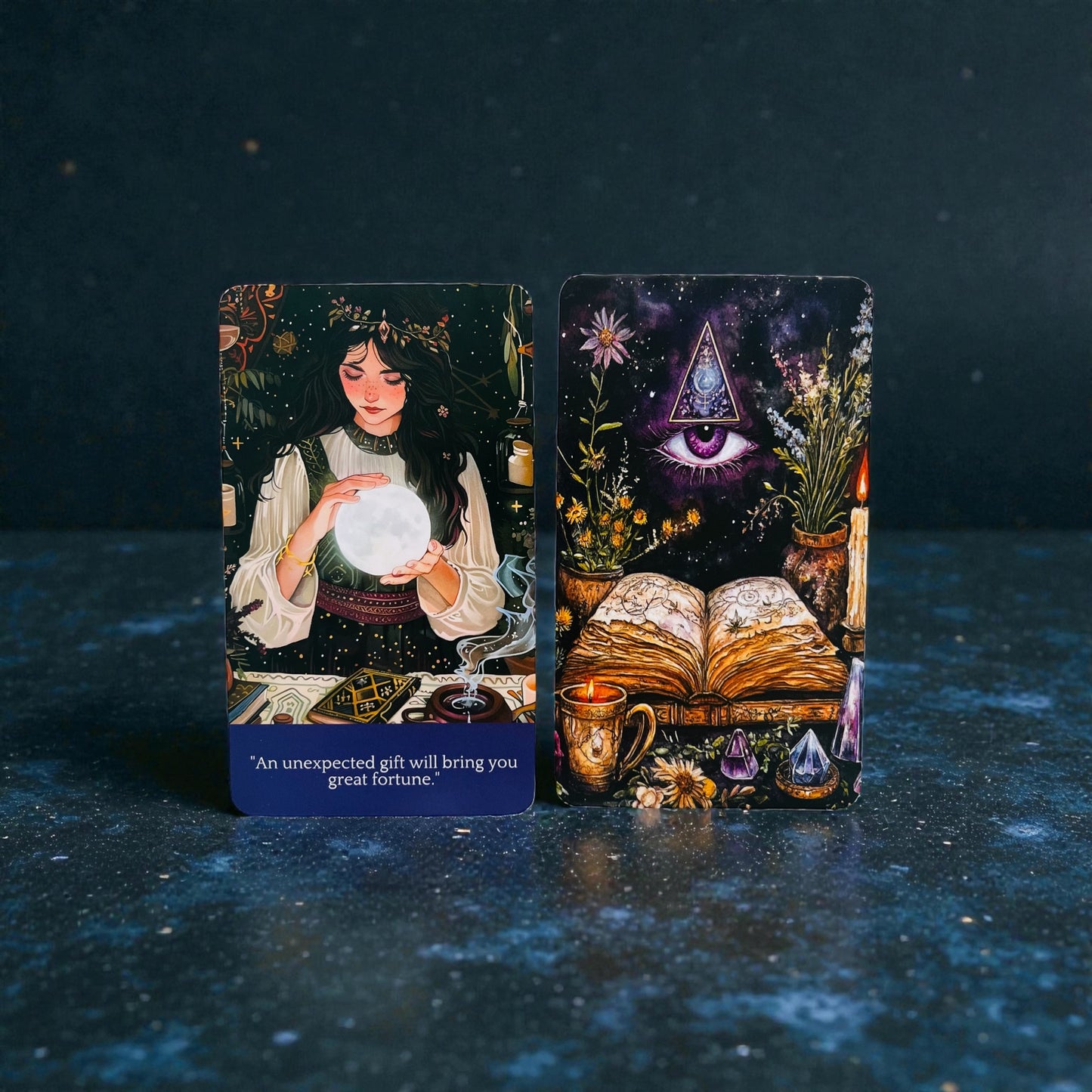 Fortune Teller Oracle - Oracle Deck + 1-Year Premium Access to Myself Tarot App