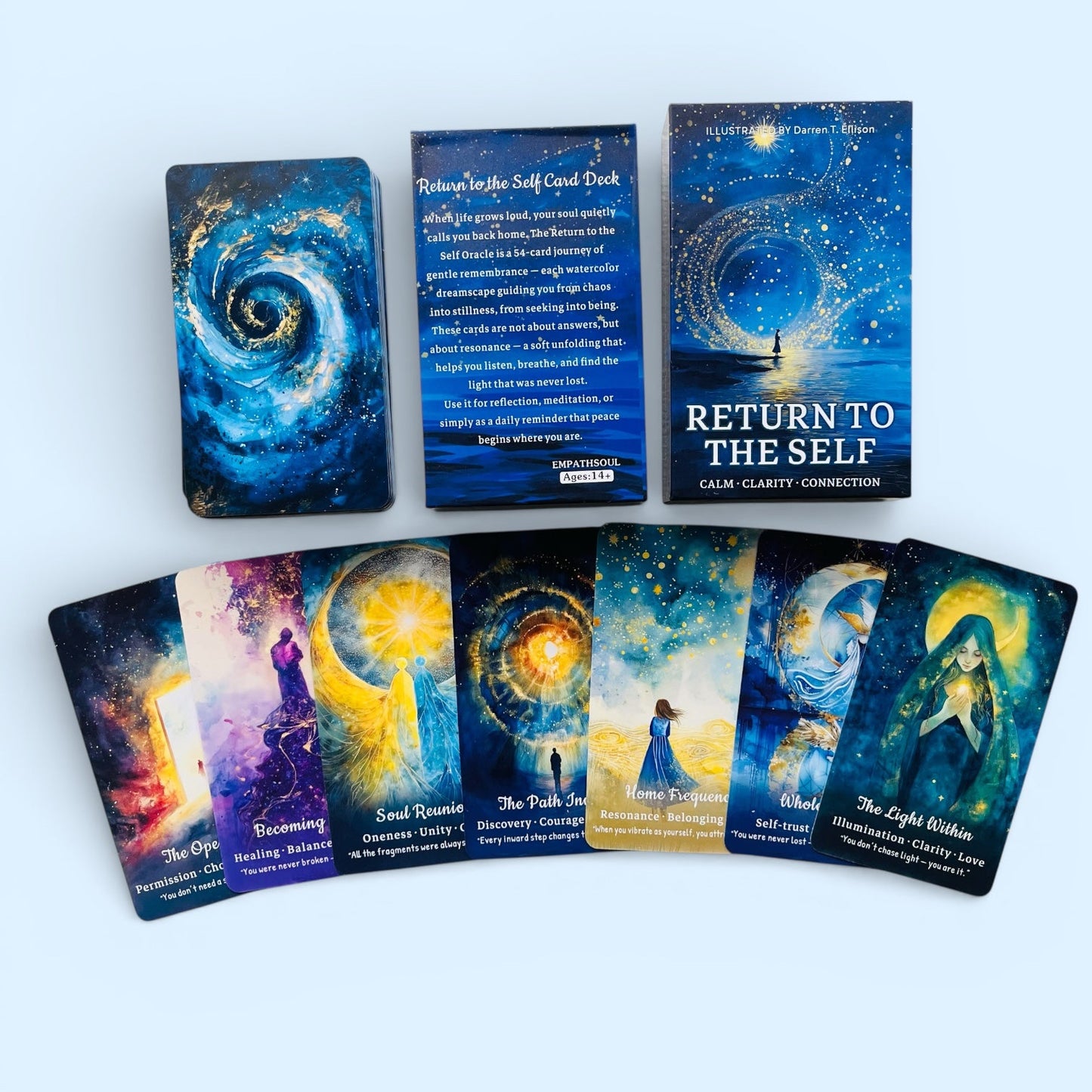 Return to the Self Oracle Deck + 1-Year Premium Access to Myself Tarot App