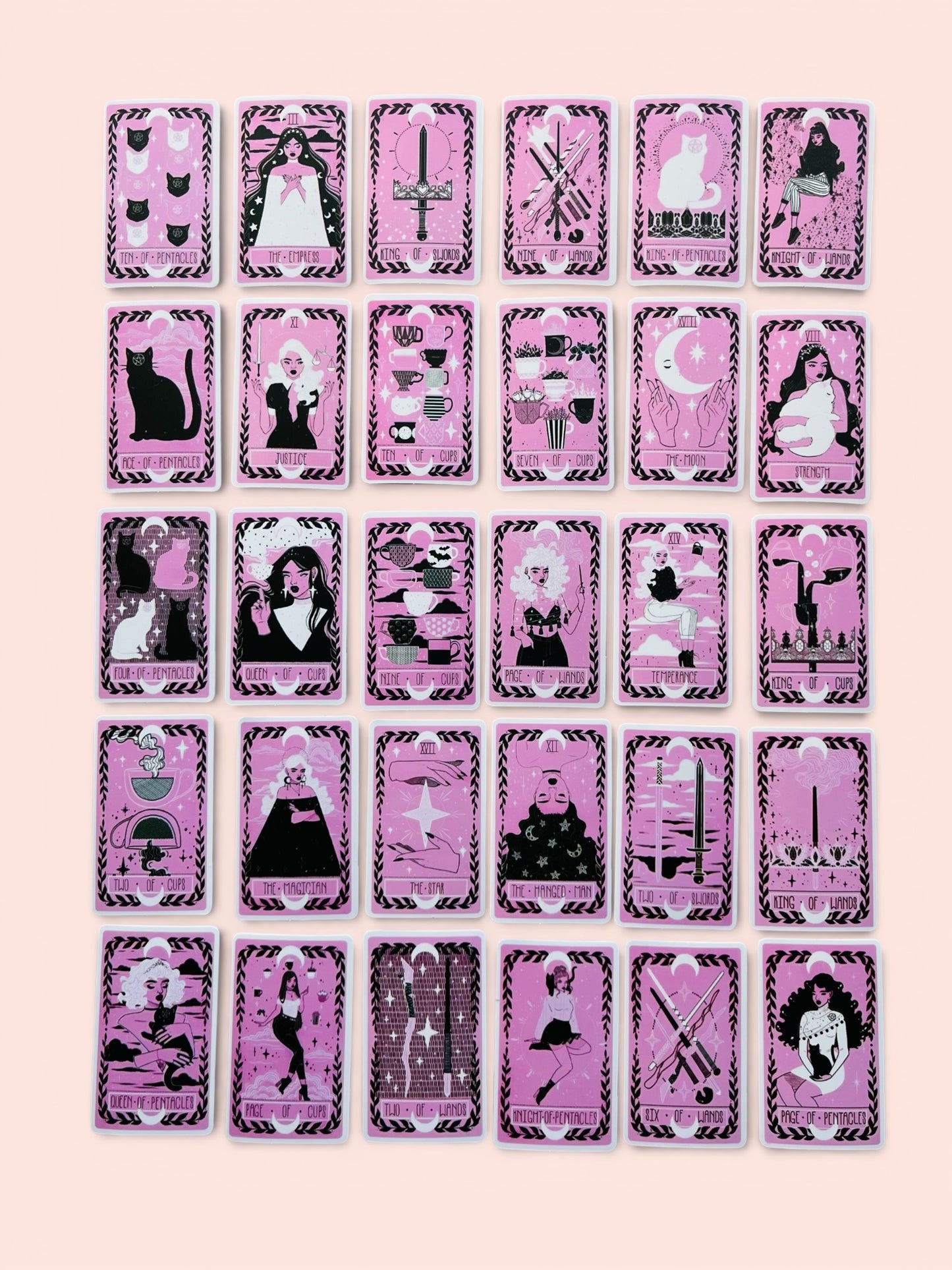 Tarot Practice Kit – Journal + 78 Card Stickers