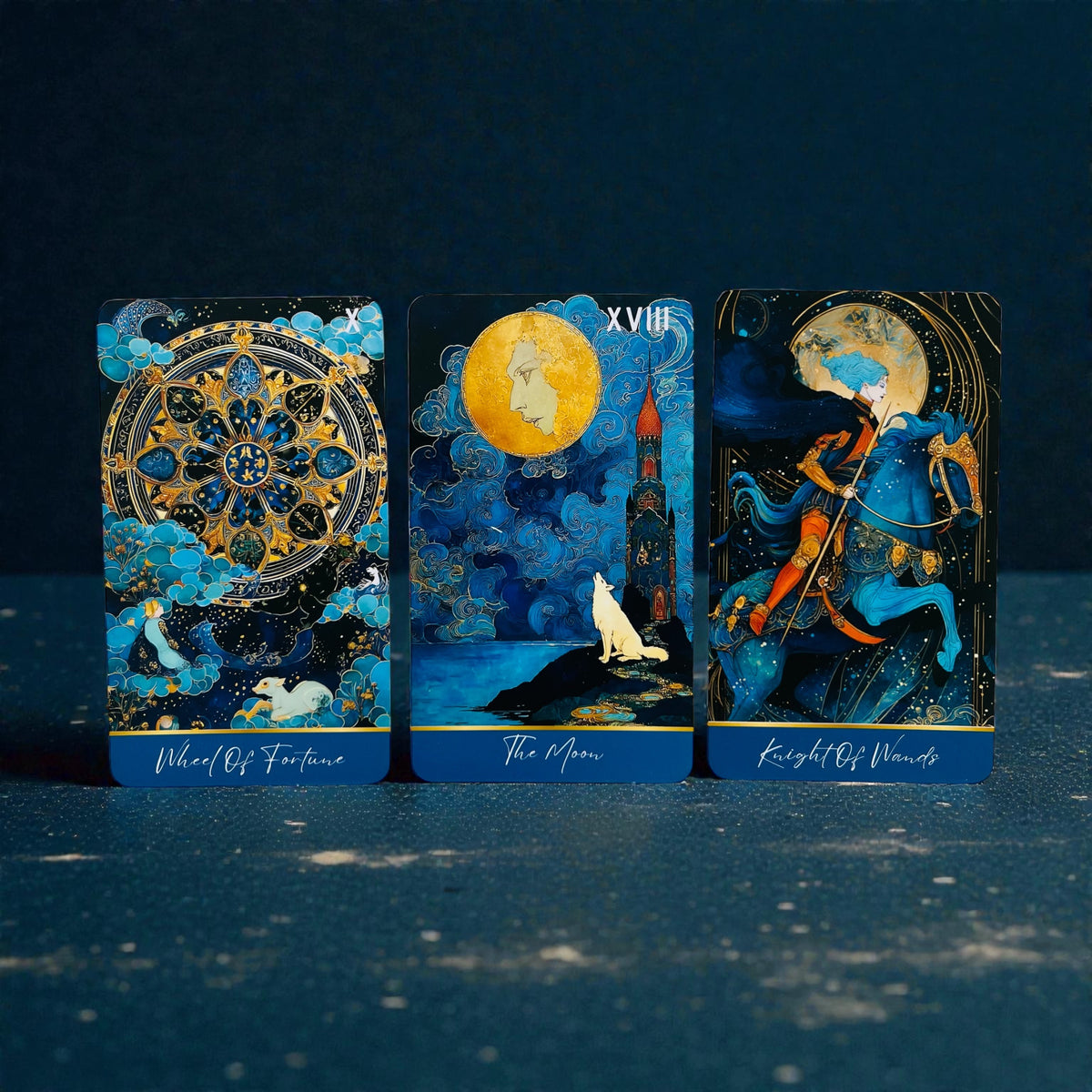 Azure Arcana - Tarot Deck + 1-Year Premium Access to Myself Tarot App