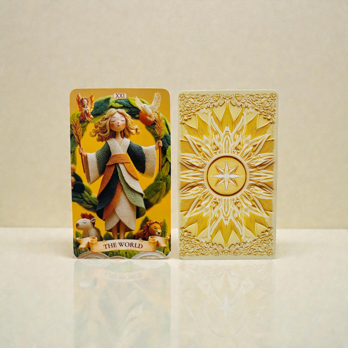 Clay Arcana - Tarot Deck + 1-Year Premium Access to Myself Tarot App