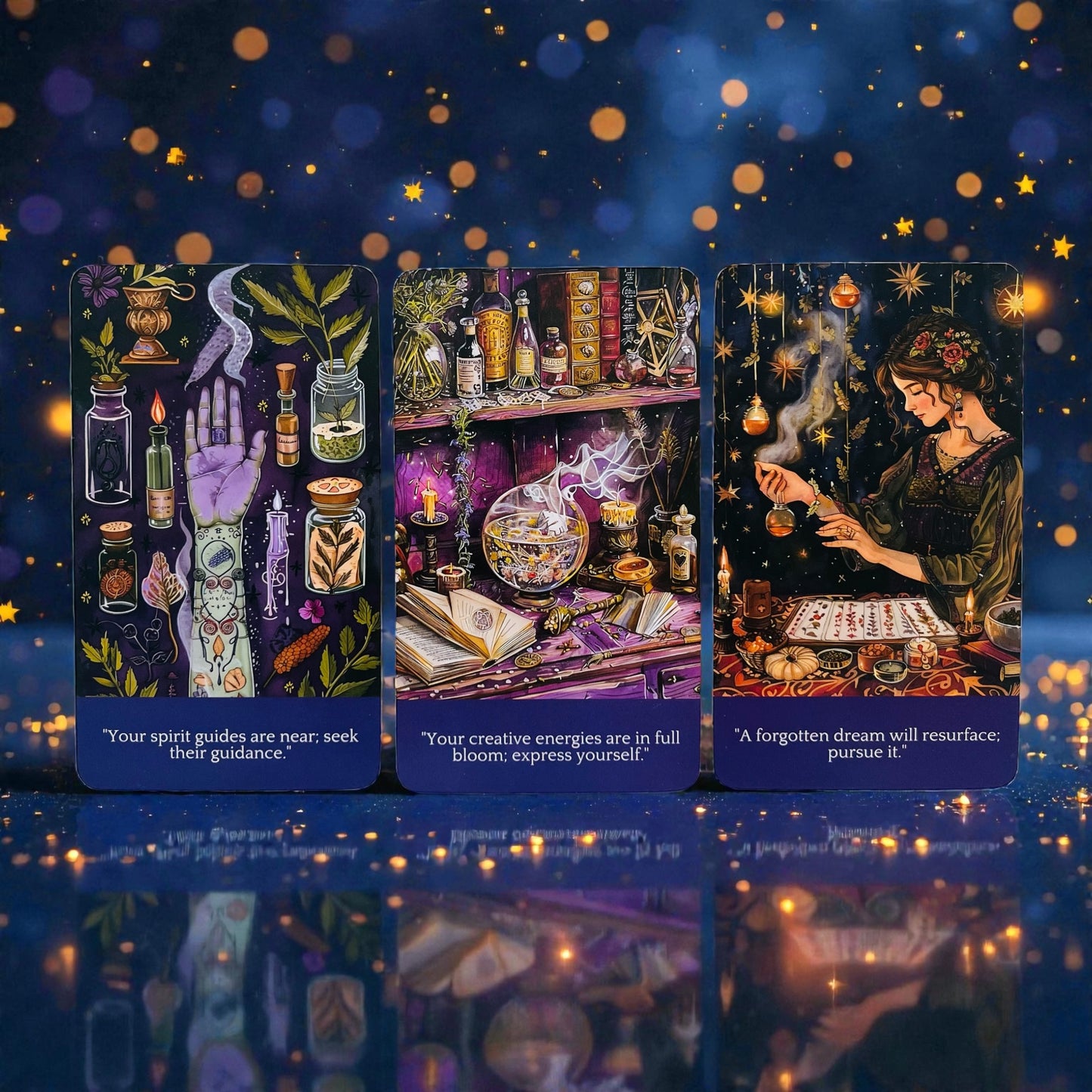 Fortune Teller Oracle - Oracle Deck + 1-Year Premium Access to Myself Tarot App