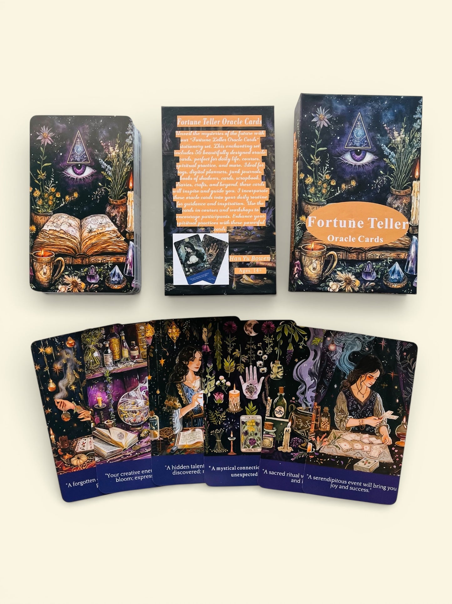 Fortune Teller Oracle - Oracle Deck + 1-Year Premium Access to Myself Tarot App