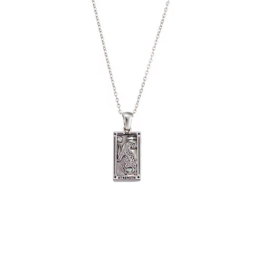 Strength Tarot Necklace