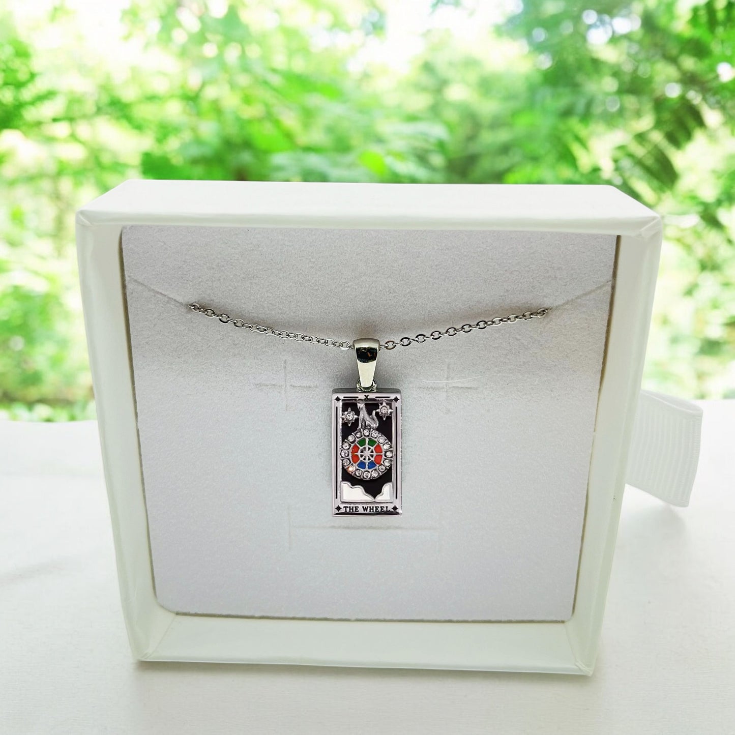 The Wheel of Fortune Tarot Necklace